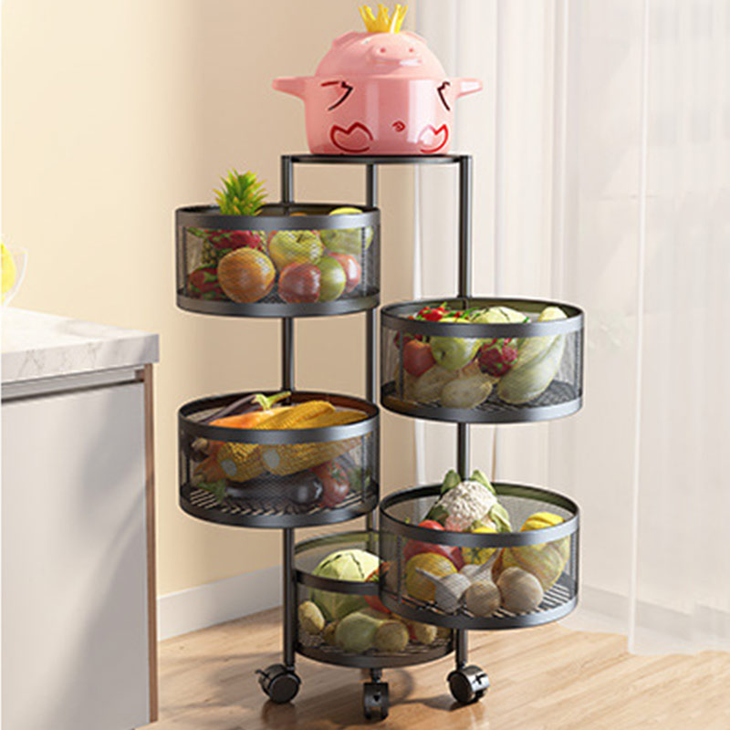 360°回転、車輪付き多目的用棚 